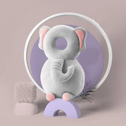 Cute Safety Cushion designed as an elephant, perfect for baby head protection while crawling and walking.