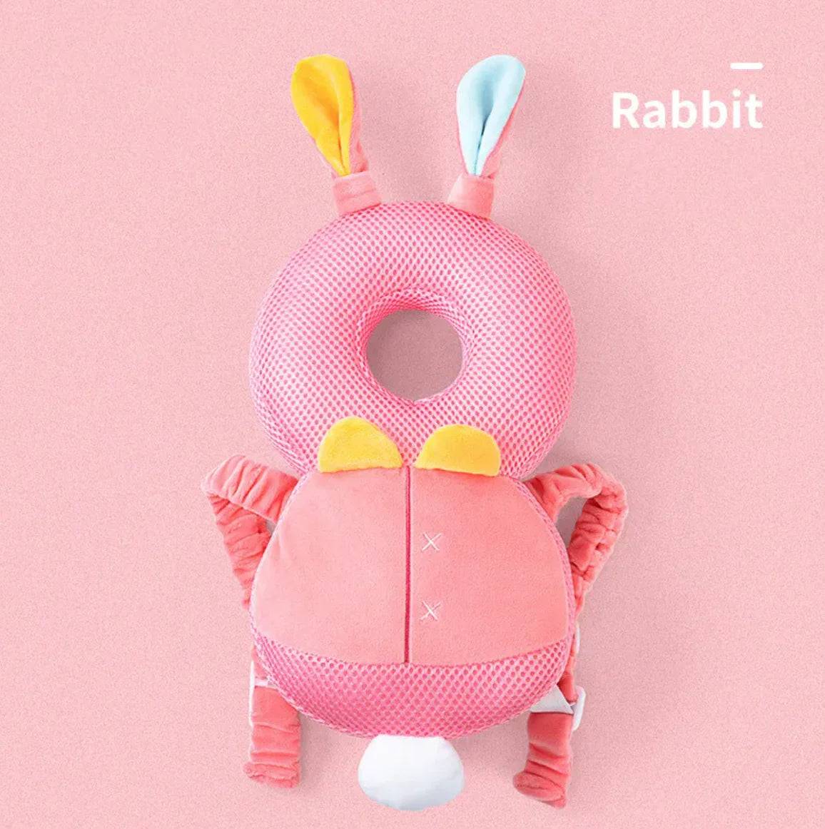 Safety Cushion Baby Head Protection in cute rabbit design for safe crawling and walking.