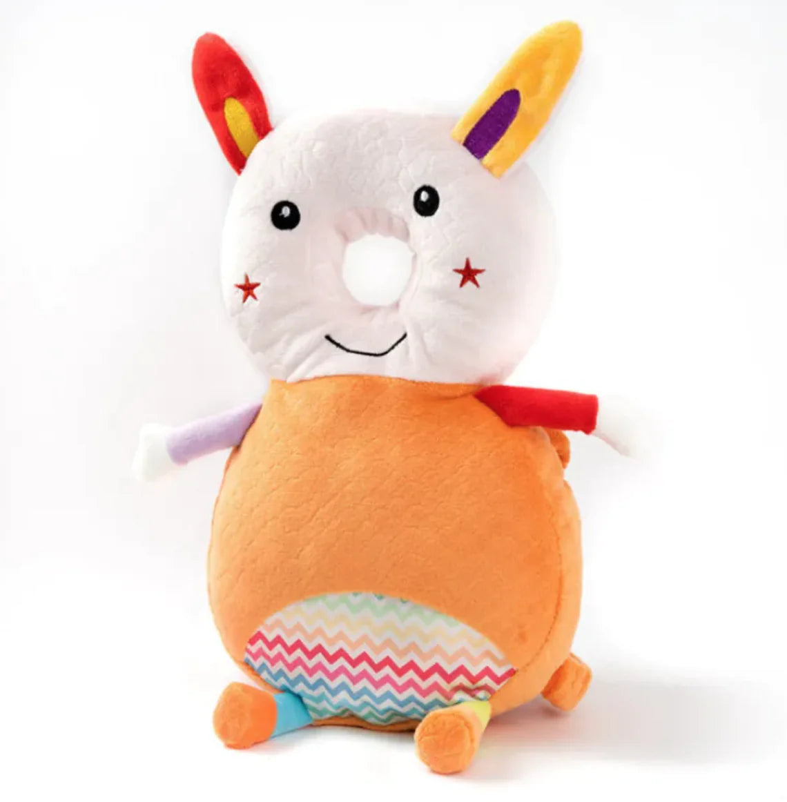 Safety Cushion for babies featuring a playful bunny design, ensuring head protection during crawling and walking.