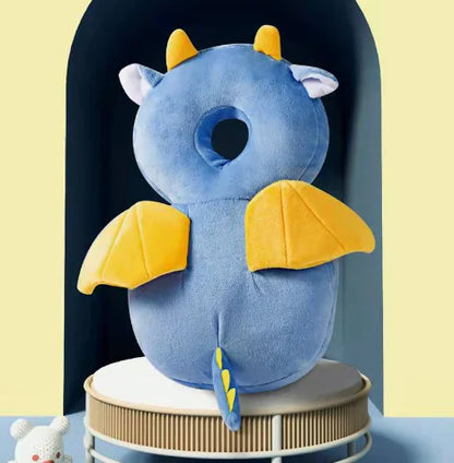 Safety Cushion baby head protection with dragon design for crawling and walking support.